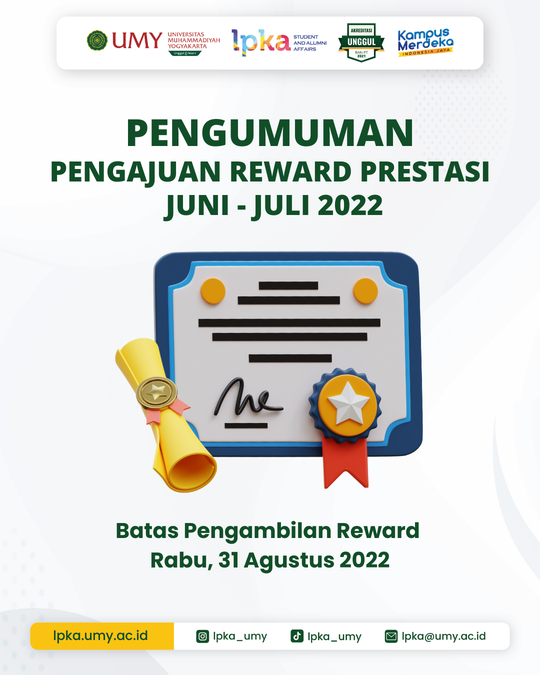 PENGUMUMAN Klaim Prestasi